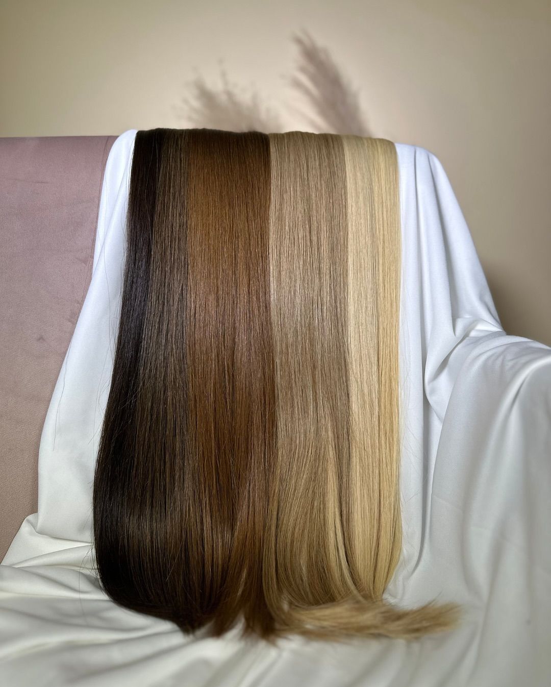 Extensiones seamless clip-on en diferentes tonos